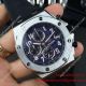 2017 Fake Audemars Piguet Stainless Steel White Chronograph Black Rubber Band (6)_th.jpg